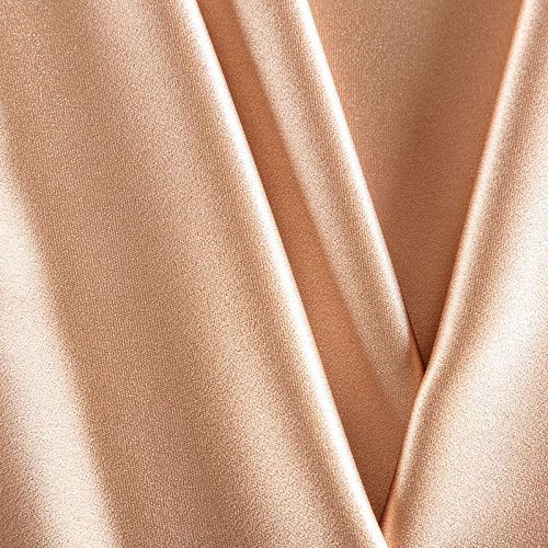 Кади креп-атлас 001-06592 пастельно-коричневый однотонный