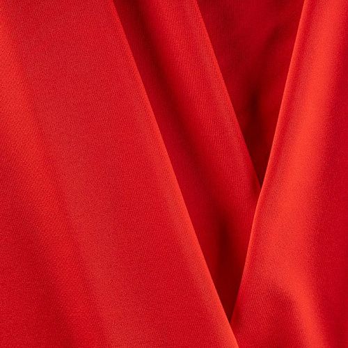 Лайкра К33-878 алый однотонный