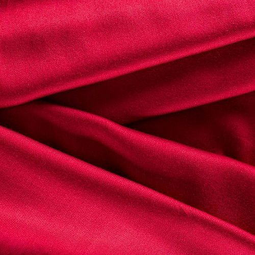 Шелк-штапель стрейч  069-01686 Col.2 вишневый однотонный