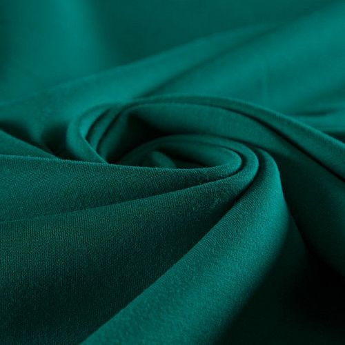 Трикотаж 056-15575 зеленый однотонный