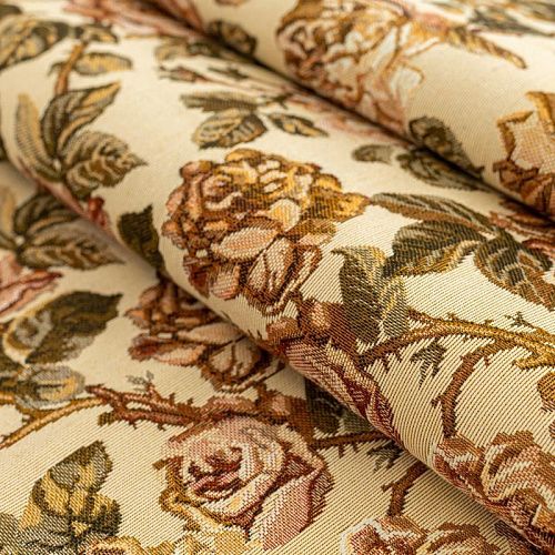 Гобелен гостиный 513-02-65 песочный розы