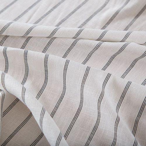 Лен-вискоза 035-18330 белый принтованный