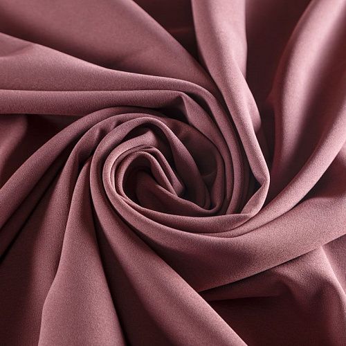 Креп 026-05455 розовато-коричневый однотонный