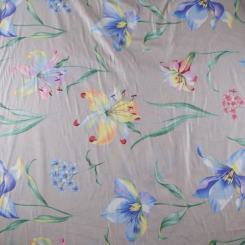 Бязь ш. 220 см 007-13512 песочный принтованный