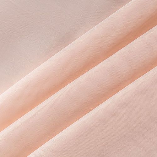 Тюль капрон с утяжелителем h-300 см Т155-03-02 розовый однотонный