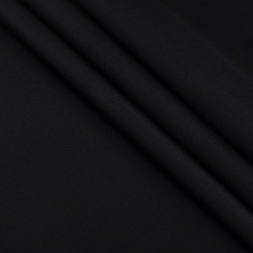 Ткань костюмная 025-16153 черный однотонный