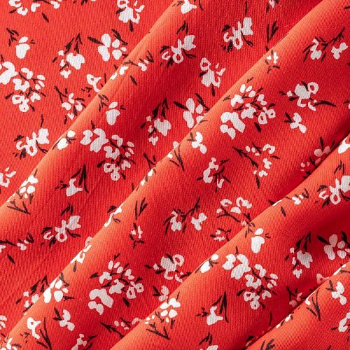 Твил-штапель 069-00352 красный принтованный