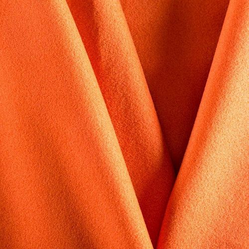 Ткань пальтовая 040-04182 мандариновый однотонный