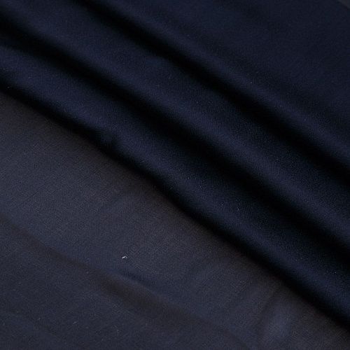 Шифон шелковый 068-16809 темно-синий однотонный