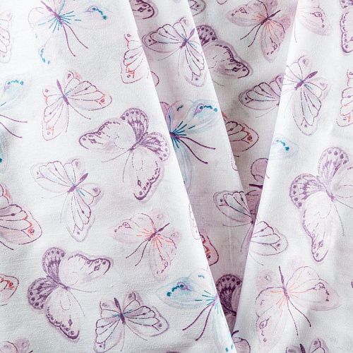 Перкаль 007-03512 белый принтованный