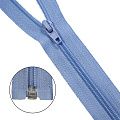Молния витая 55 см тип 5 однозамковая 11755-546 голубой