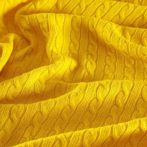 Трикотаж вязаный 056-16678 желтый