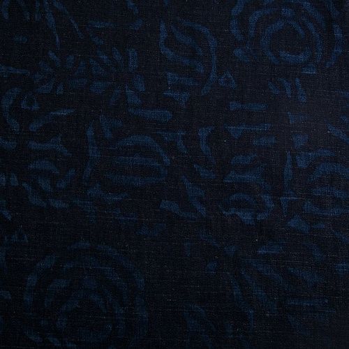 Джинс 015-14721 темно-синий принтованный