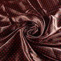 Шелк натуральный К29-601 коричневый принтованный