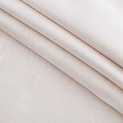 Замша искусственная 018-12801 айвори однотонный