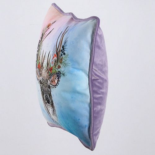 Наволочка принт декоративная на молнии 48х48 см 521925 