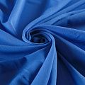 Креп-шифон натуральный 027-12515 насыщенный голубой однотонный