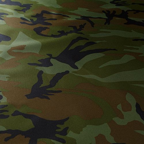 Ткань плащевая оксфорд 042-13240 зеленый принтованный