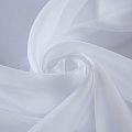Тюль вуаль негорючая 03-01-13701 белый однотонный