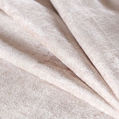 Ткань портьерная шенилл h-300 см 21-02-00087 бежевый однотонный