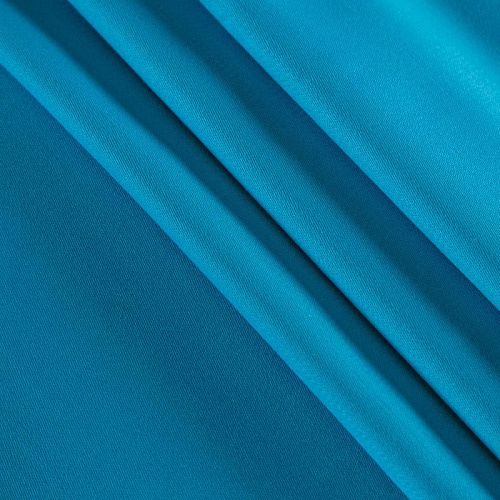 Шерсть костюмная стрейч 025-12297 лазурно-голубой однотонный