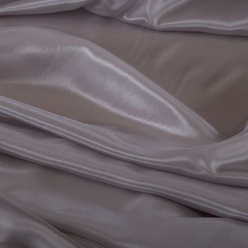 Перл шифон 068-19388 светло-серый однотонный