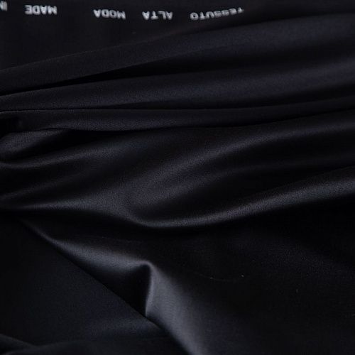 Шерсть костюмная стрейч Alta Moda 025-19812 черный однотонный