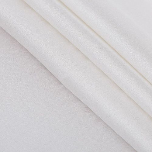 Сатин-коттон стрейч 063-16656 белый однотонный