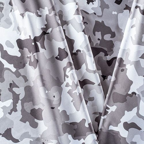 Лайкра 005-01248 белый принтованный