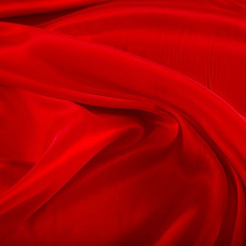 Ткань подкладочная стрейч 045-20124 красный однотонный