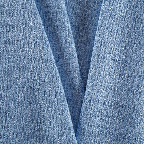 Твид шанель 052-15483 небесно-голубой