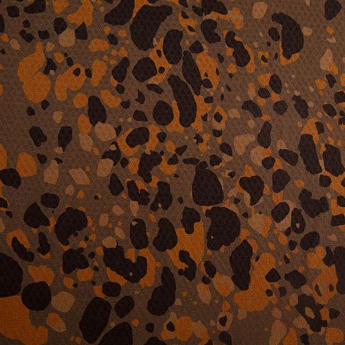 Вискоза жаккардовая 009-15055 коричнево-бежевый принтованный