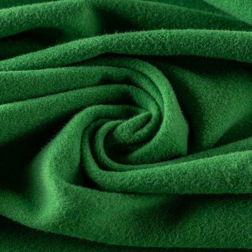 Ткань пальтовая К25-399 зеленый однотонный