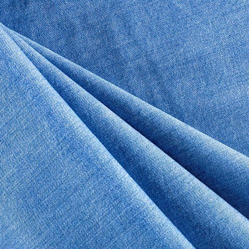 Джинс 015-01143 темно-голубой однотонный