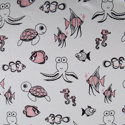 Футер 2-х нитка 062-14532 молочный принтованный