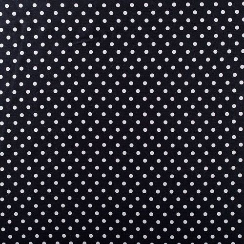 Штапель 069-01474 черный принтованный