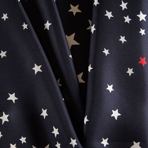 Твил-шелк Valentino 064-16564 черный принтованный