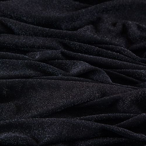 Трикотаж с люрексом 056-13739 черный