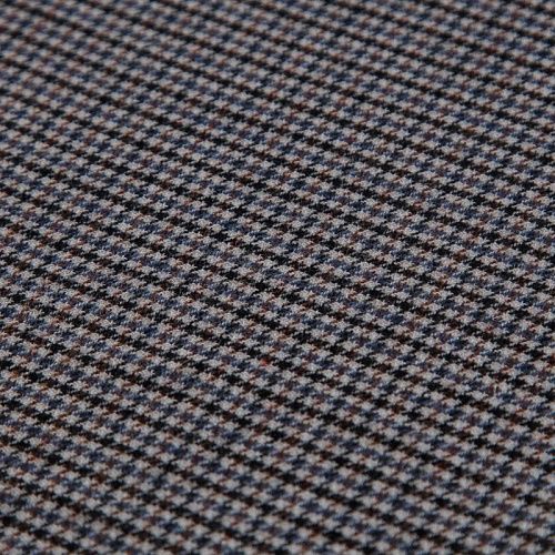 Ткань костюмная 025-14420 песочный принтованный