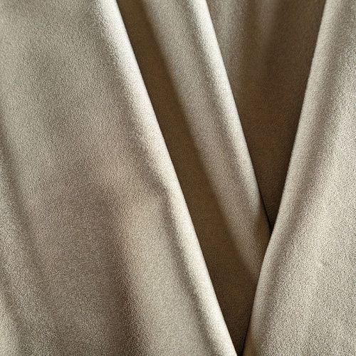 Кади креп-атлас 001-06594 пепельно-коричневый однотонный