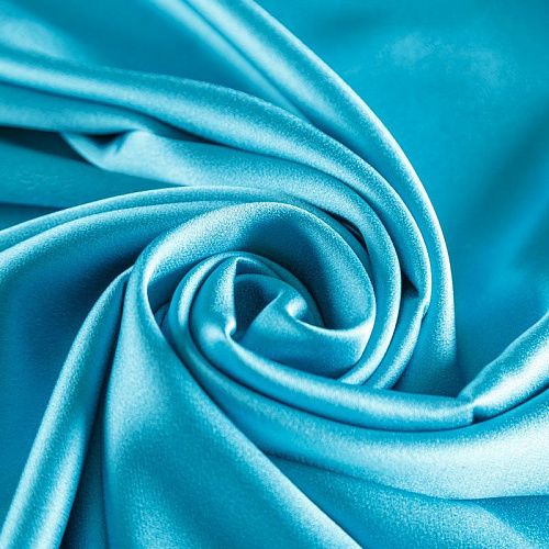 Кади креп-атлас 001-06634 петроль однотонный