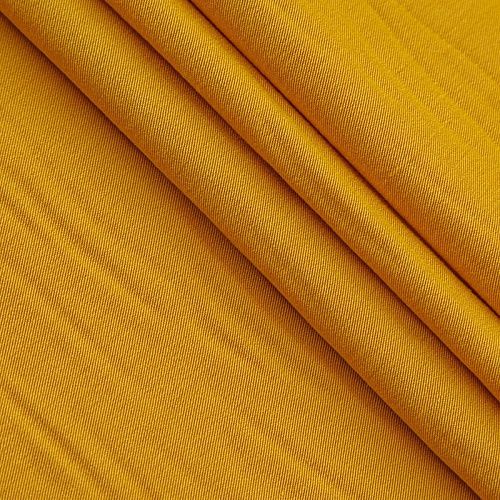 Ткань костюмная стрейч 025-13881 шафрановый однотонный