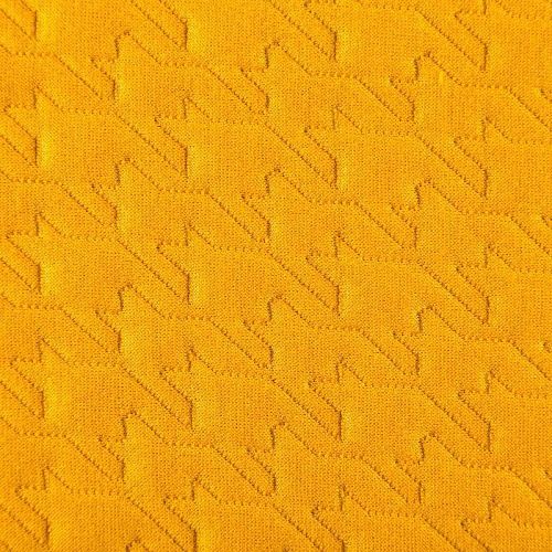 Трикотаж 056-03670 шафрановый однотонный