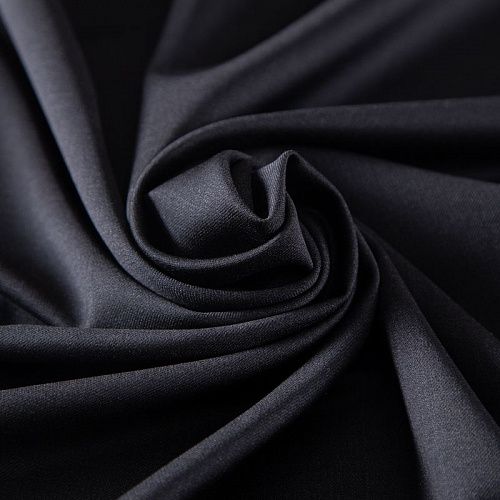 Шерсть костюмная 025-19938 черный однотонный