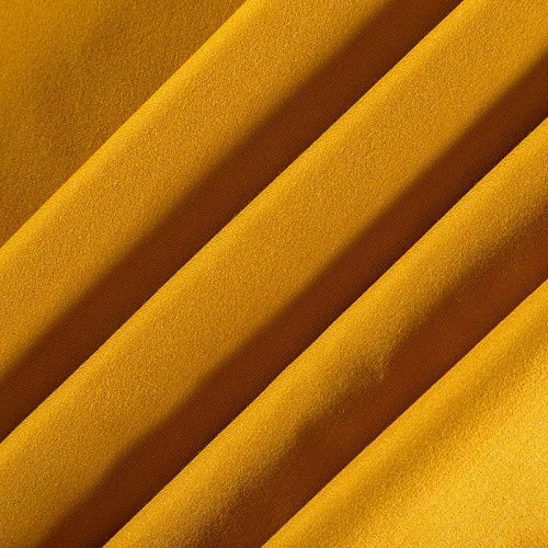 Джерси 014-03729 шафрановый однотонный