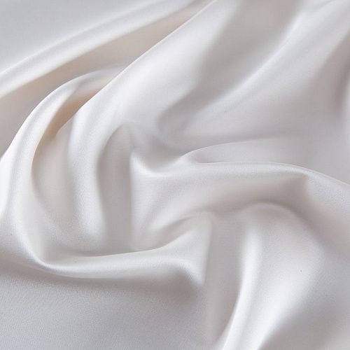 Сатин стрейч 001-18272 айвори однотонный