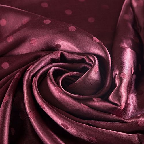 Вискоза атласная 009-04014 винный жаккардовый