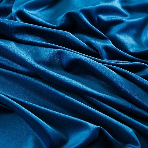 Бархат стрейч 002-18261 сине-голубой