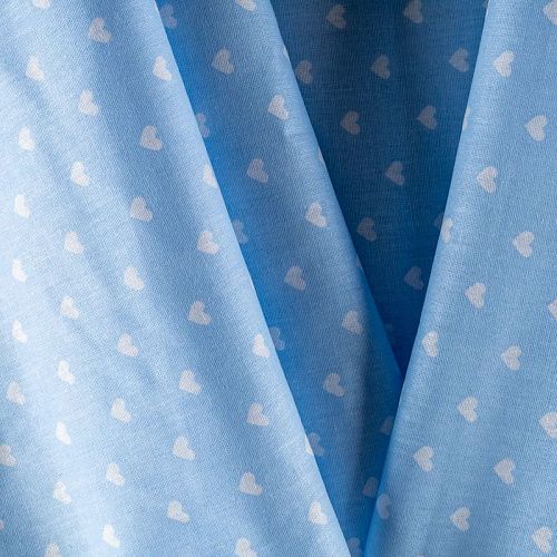 Бязь 007-00679 голубой принтованный