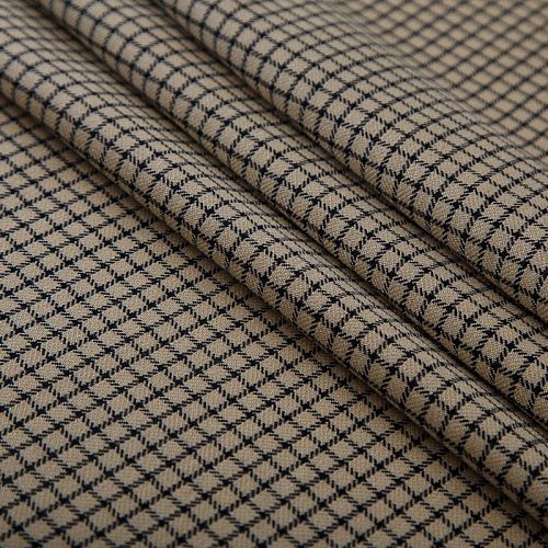Шерсть костюмная Gucci 025-19091 песочный клетка